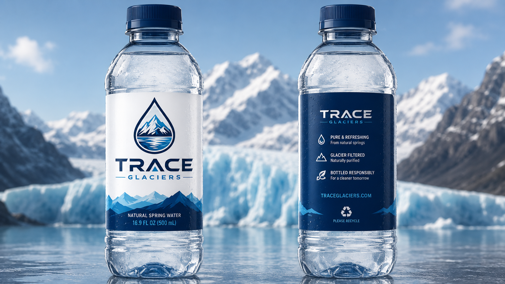 Trace Glacier Spring Water 16.9 FL OZ
