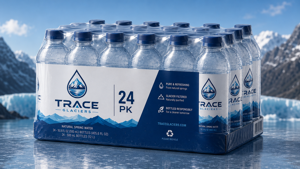 24PK - Trace Glacier Spring Water 16.9 FL OZ